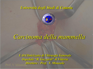 Carcinoma della mammella