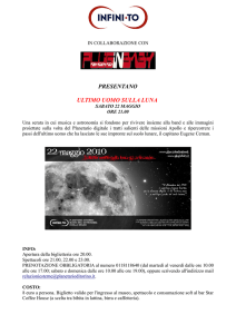presentano ultimo uomo sulla luna