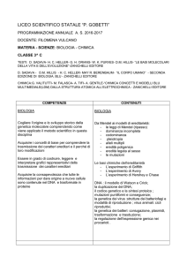 Scienze - Liceo scientifico Gobetti