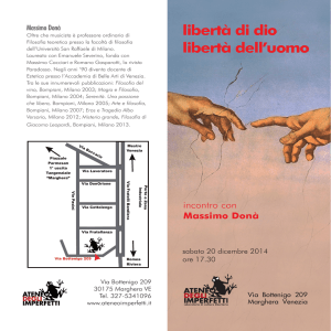libertà di dio libertà dell`uomo