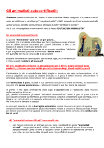 Gli animalisti autocertificati!