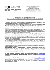 Come scaricare il referto