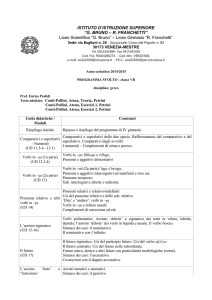 Liceo Scientifico “G. Bruno” – Liceo Ginnasio “R. Fra