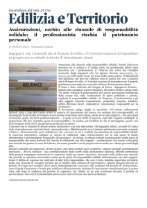 Assicurazioni, occhio alle clausole di responsabilità solidale: il
