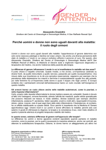 Perché uomini e donne non sono uguali davanti alla malattia: il