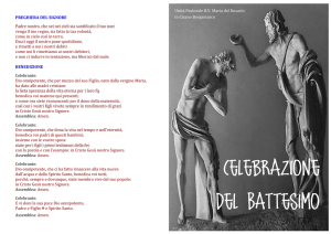 Libretto Rito del Battesimo