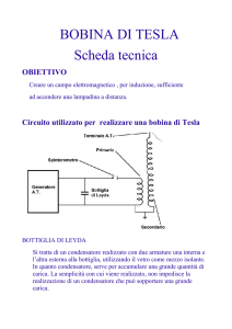 Circuito utilizzato per realizzare una bobina di Tesla - INFN-LNL