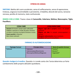- 108 - STRESS ED ANSIA