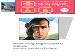 Prevenzione e monitoraggio delle aggressioni nei
