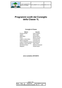 1 L - Liceo Vittorini