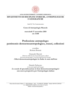Professione antropologo: patrimonio