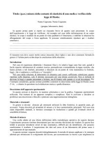 Prototipo di relazione
