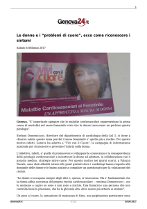 Le donne e i “problemi di cuore”, ecco come riconoscere i sintomi