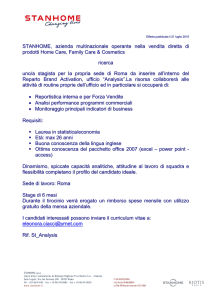STANHOME, azienda multinazionale operante nella