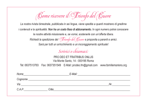 Come ricevere il Trionfo del Cuore