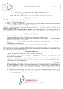 RISONANZA MAGNETICA - Casa di cura Montanari