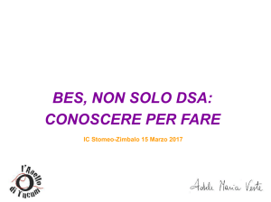 bes, non solo dsa: conoscere per fare - Stomeo