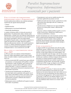 Paralisi Sopranucleare Progressiva