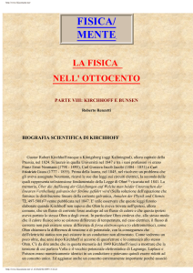 Kirchhoff e Bunsen