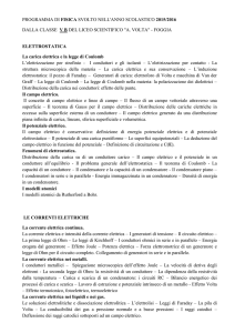 fisica - Liceo Scientifico A. Volta