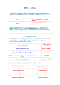 forma_passiva - I blog di Unica