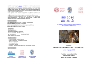 la statistica nella cultura e nella scuola