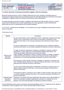 5. Il calcolo del premio in presenza di lavorazioni