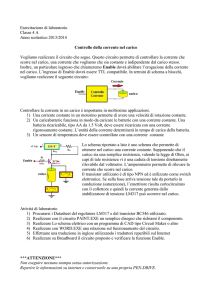 Esercitazione di laboratorio Classe 4 A Anno scolastico