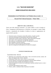 Elettrotecnica ed Elettronica - Buccari