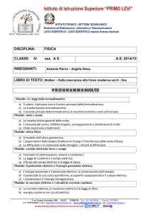 Fisica - IIS Primo Levi