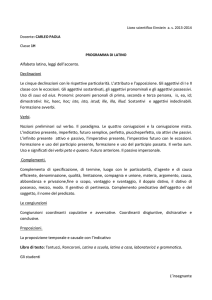 Alfabeto latino, leggi dell`accento. Declinazioni Le cinque