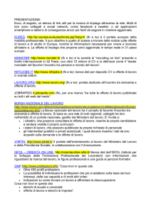 Ecco, di seguito, un elenco di link utili per la