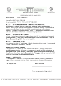 Programma di Fisica