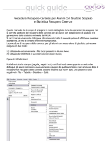 Procedura Recupero Carenze per Alunni con Giudizio Sospeso e