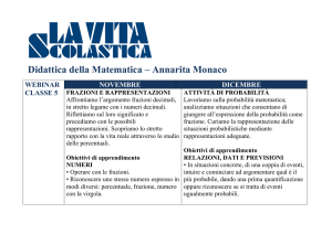 Didattica della Matematica – Annarita Monaco