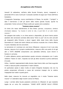 Accoglienza alla Primaria - Istituto Comprensivo G. Paccini – Sovico