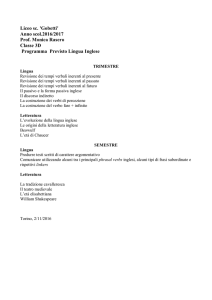 Inglese - Liceo scientifico Gobetti