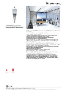 LINCOR DI C apparecchio a sospensione con ottica comfort