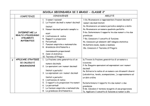 matematica cl. 2 - Istituto Comprensivo di Chions