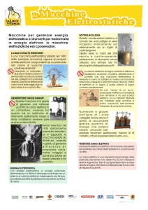 le Macchine Elettrostatiche