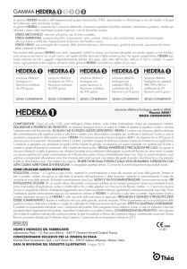 La gamma HEDERA beneficia dell`esperienza