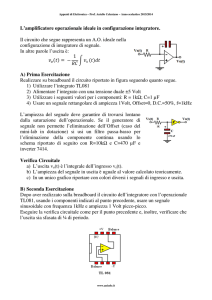 L`amplificatore operazionale ideale in configurazione