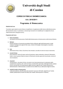 Università degli Studi di Cassino CORSO DI FISICA E