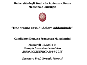 Uno strano caso di dolore addominale
