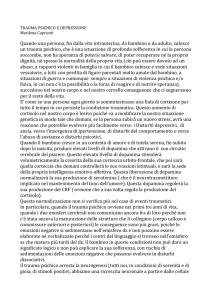 Trauma psichico e depressione