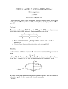 Scritto n. 5 - Dipartimento di Fisica