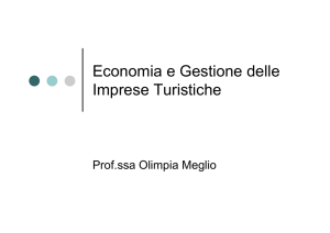 Economia e Gestione delle Imprese Turistiche