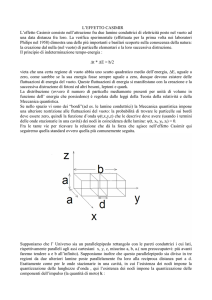 Effetto Casimir - A. Messedaglia