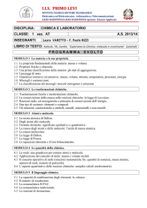 Chimica e laboratorio