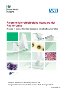 Ricerche Microbiologiche Standard del Regno Unito